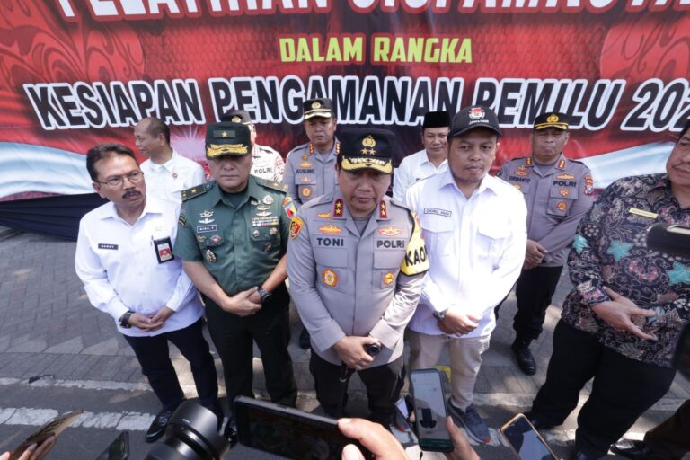 Polda Jatim Gelar Sispamkota, Buktikan Polri Siap Kawal Pemilu 2024