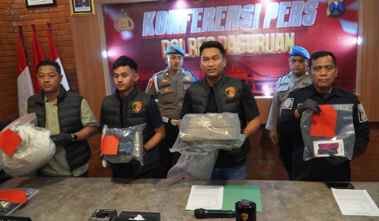 Polres Pasuruan Berhasil Amankan Tersangka Pembunuhan Tukang Las di Purwosari